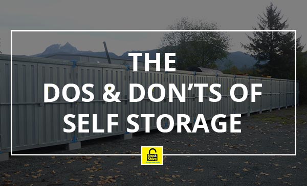 self storage, units, outside