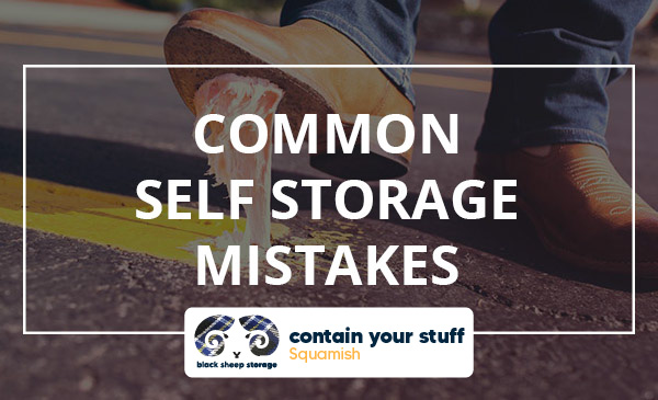 self storage, mistakes