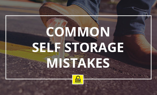 self storage, mistakes