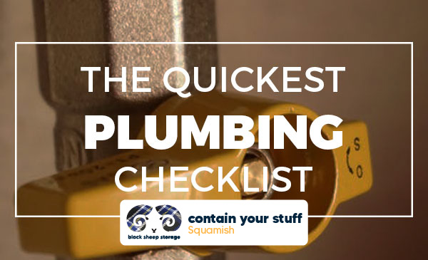 plumbing, checklist, tips