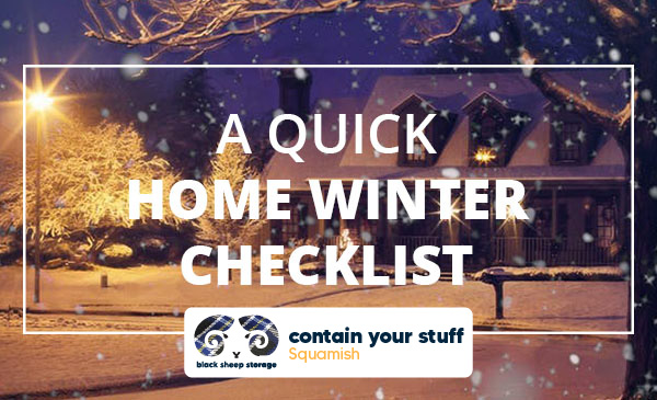 winter checklist, home, tips, winter