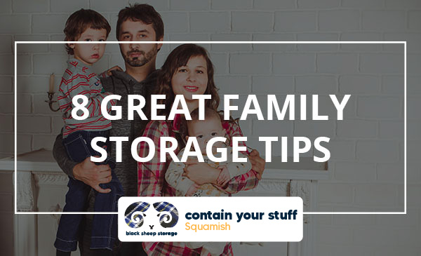 family storage, tips, home