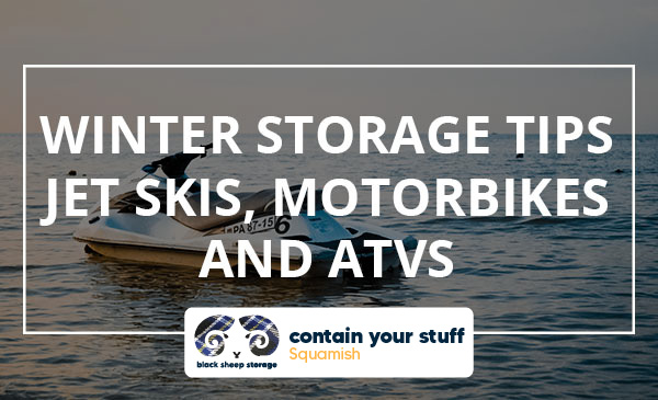 winter storage tips, toys, jet ski